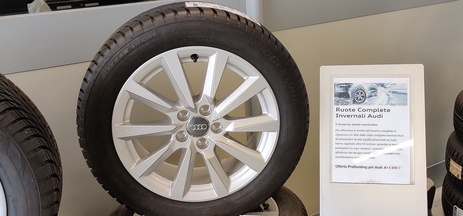 RUOTE COMPLETE INVERNALI AUDI RUOTE COMPLETE INVERNALI AUDI